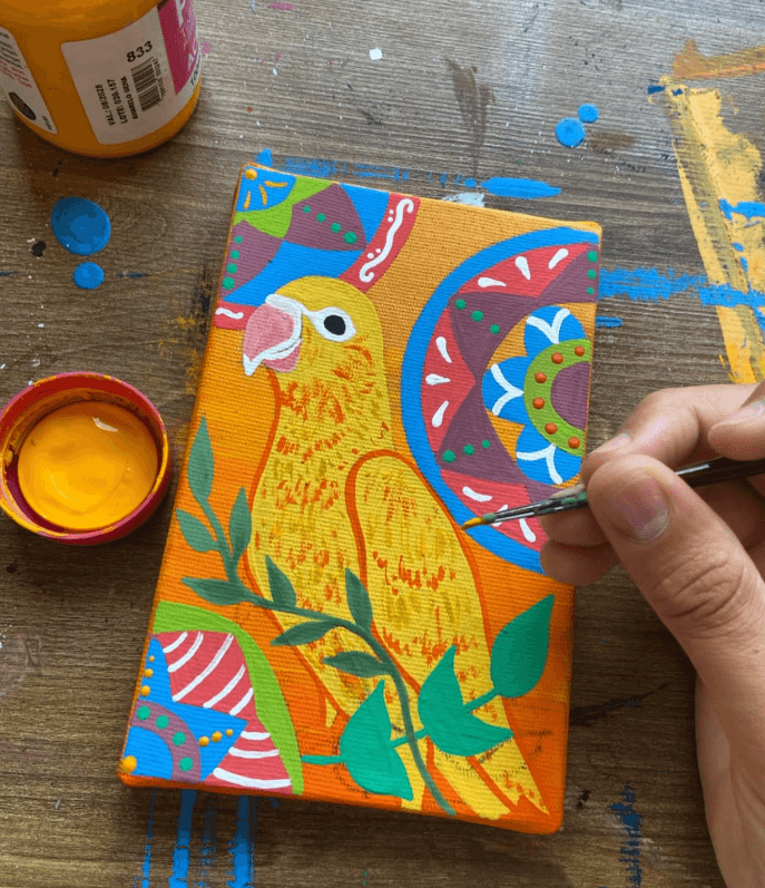 Prévia de quadro para presente