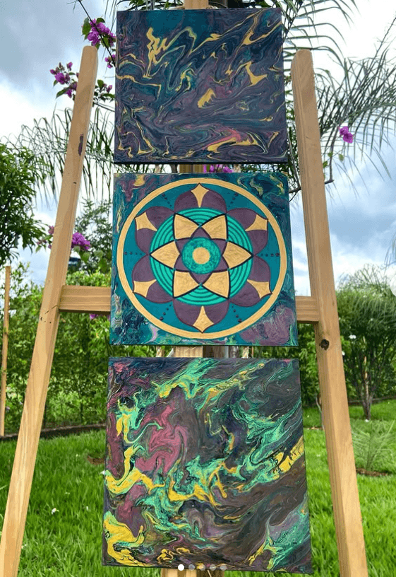 Prévia de quadro para presente