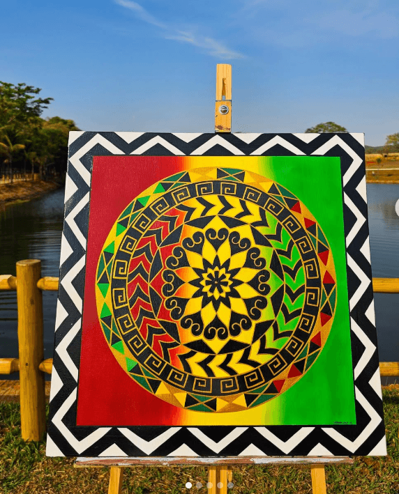 Prévia de coleção de quadros em tela